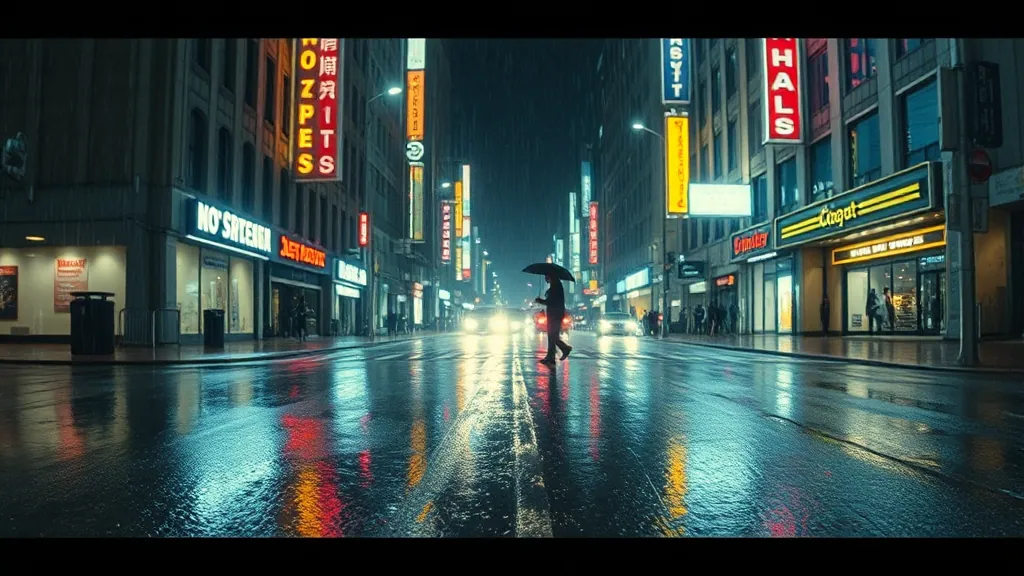 neon rain start frame